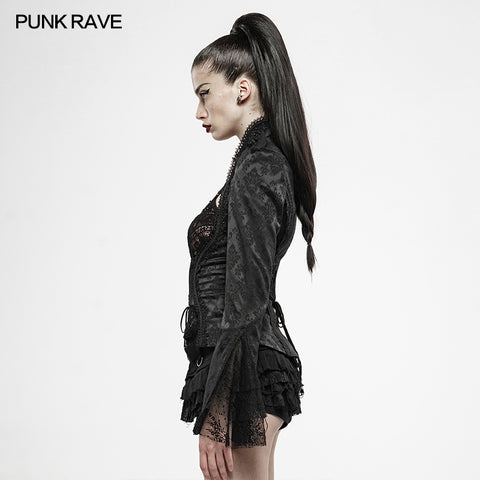 The silence of the skeleton Jacquard jacket
