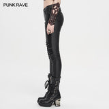 Punk Handsome Tight PU Leather Pants