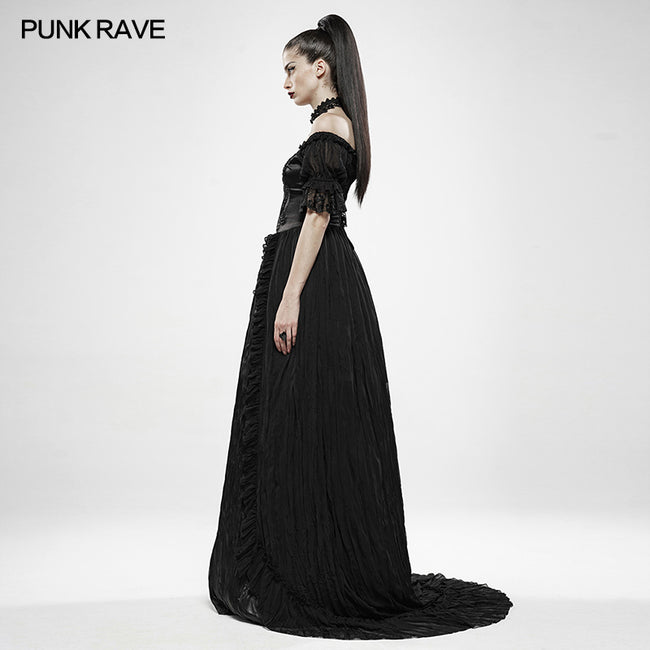 Black feather off shoulder dress Punkravestore Black feather off shoulder dress Punkravestore