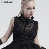 Gothic independent lace collar
