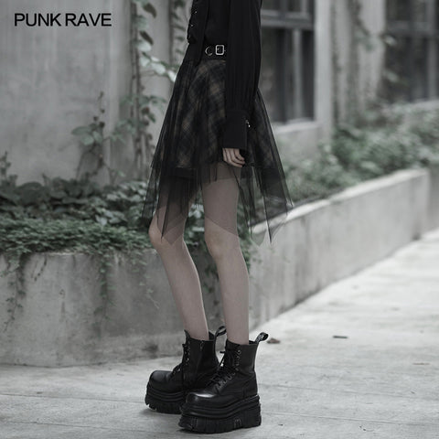 Daily Dark mesh skirt