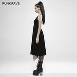 Punk Rebellious Girl Irregular Dress