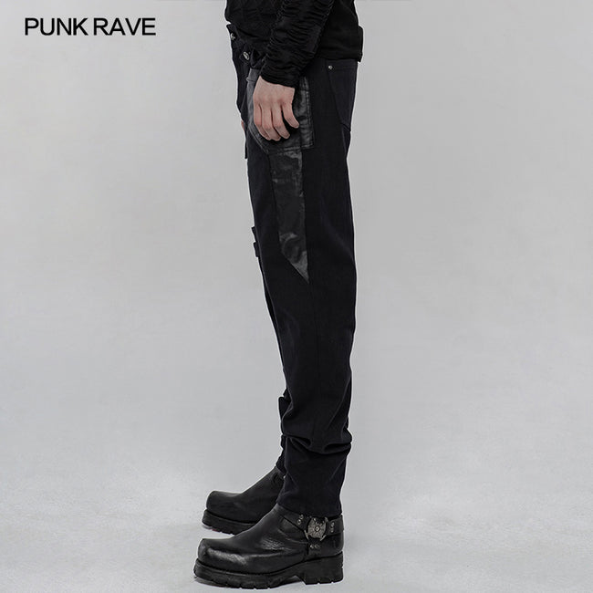Punk Personality Elastic Trousers
