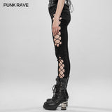 Punk Split Hollow-out Trousers