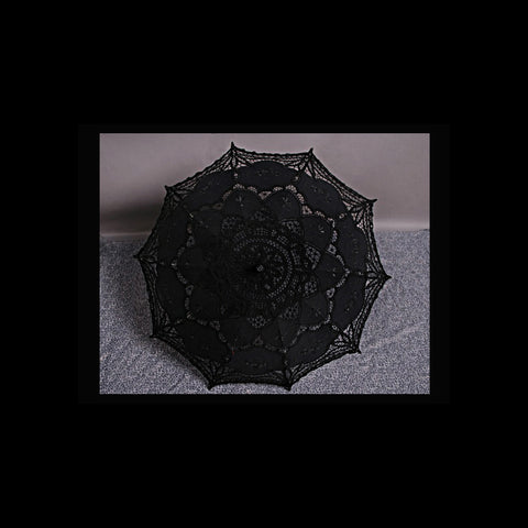 Fashion Lolita Style Black Umbrella Accessories