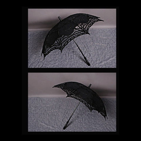 Fashion Lolita Style Black Umbrella Accessories