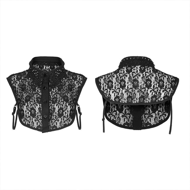 Gothic independent lace collar
