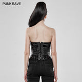 Love and Imprisonment Heavy Metal Heart-Shaped Corset