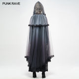 Gothic Zombie Bride Mesh Cloak