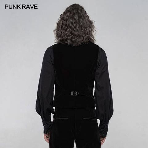 Exquisitely embroidered gothic vest