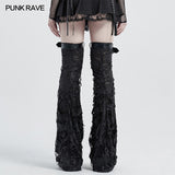 Punk decadent shabby Leg sleeve