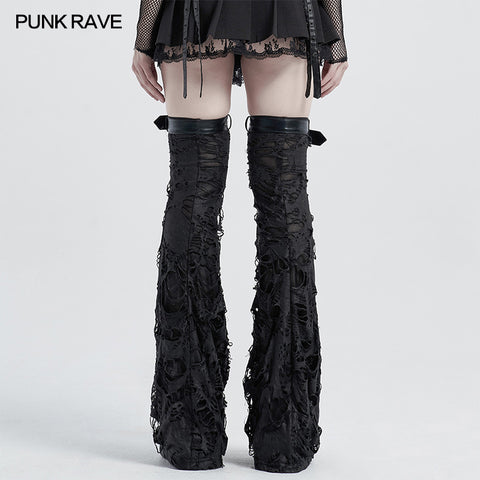 Punk decadent shabby Leg sleeve