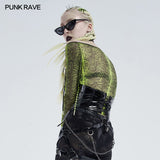 PUNK horizontal neck T-shirt
