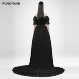 Black Feather Off Shoulder Dress