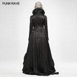 Gothic Witch's Wedding Dress Long Coat