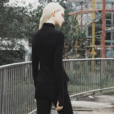 Turtleneck tied with rope knit bottoming  shirt