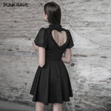 Back love hollow dress