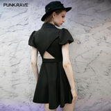 Shirt-style pleated dress