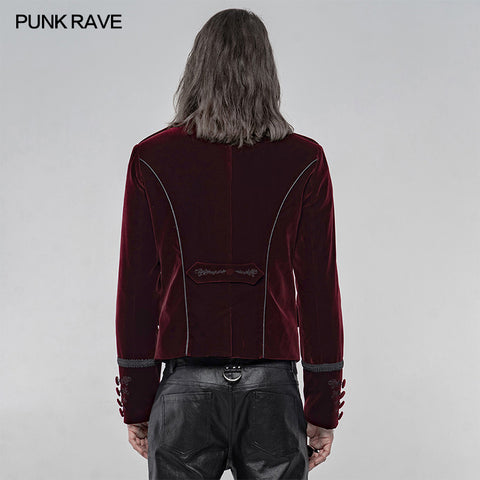 Exquisitely embroidered gothic jacket