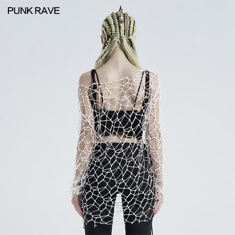 Punk daily big mesh T-shirt