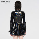 Punk Glitzy Sexy Short Dress