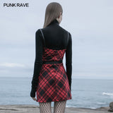 Punk straps small A shape dress