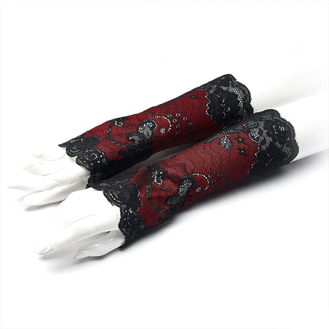 Goth daily lace gloves