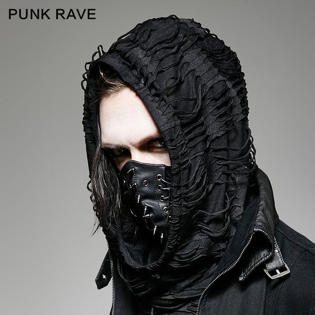 Punk Rivet Face Sexy Leather Mask Accessories– Punkravestore