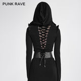 Black Waistcoat Corset Gothic Accessories With Pattern