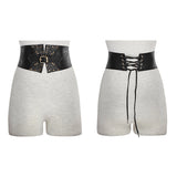 Black Waistcoat Corset Gothic Accessories With Pattern