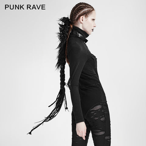 Personality Punk Rock Accessories Wool Hair Headwear