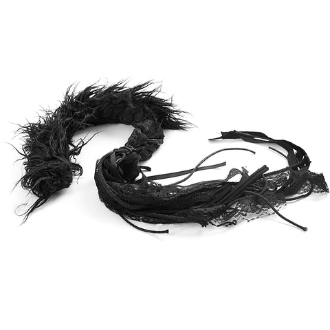 Personality Punk Rock Accessories Wool Hair Headwear