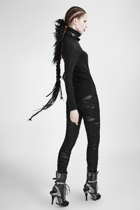 Personality Punk Rock Accessories Wool Hair Headwear