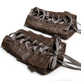 Dark Brown Adjustable Strap Steampunk Armor Sets Accessories