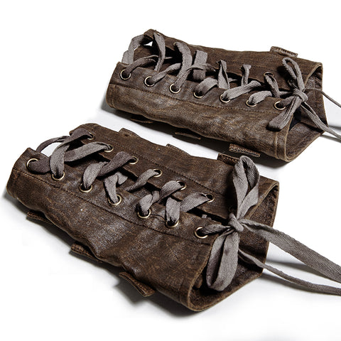 Dark Brown Adjustable Strap Steampunk Armor Sets Accessories