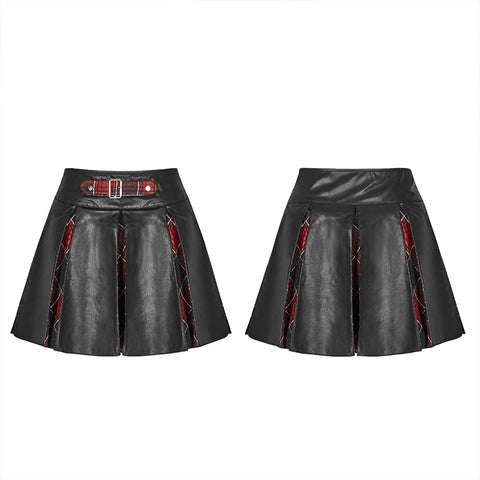 Multi-piece stitching half skirt