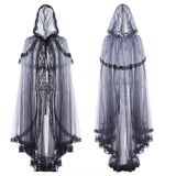 Gothic Zombie Bride Mesh Cloak