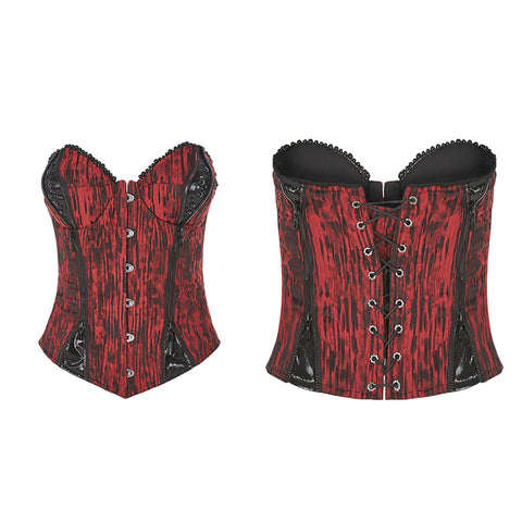 Goth Mottled Beaded Waist Seal Coset