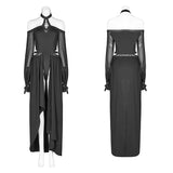 Dark Night Jumpsuit with Detachable Long Skirt