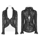 Dark Queen Perspective Lace Coat