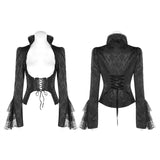The silence of the skeleton Jacquard jacket