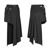 Punk Rock Irregular Skirt - Fabric