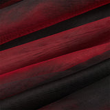 Dark Red and Black Gradient Half Skirt