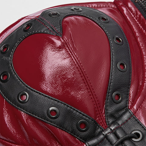 Love and Imprisonment Heavy Metal Heart-Shaped Corset