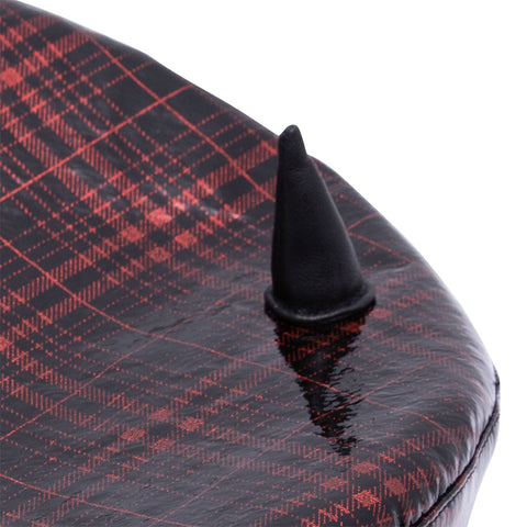 Plaid Little Demon Beret