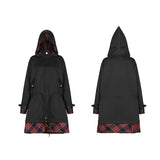 Lattice stitching Long jacket (with Waistline)