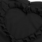 Back love hollow dress
