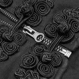 Steampunk stonewashing lace coat