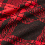 Knitted plaid short coat