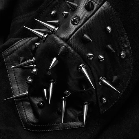 Punk handsome tassel hooded jacket